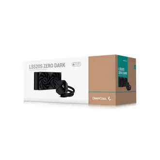 Vodeno hlađenje DeepCool LS520S Zero Dark, 2x120mm, Intel i AMD, crno