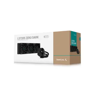 Vodeno hlađenje DeepCool LS720S Zero Dark, 3x120mm, Intel i AMD, crno