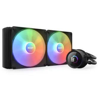 Vodeno hlađenje NZXT Kraken 280 RGB, 2x140mm, Intel i AMD, crno