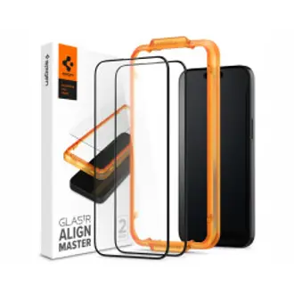 Zaštitno staklo za mobitel Spigen Glass tR AlignMaster, za Apple iPhone 15 Plus, 2 komada