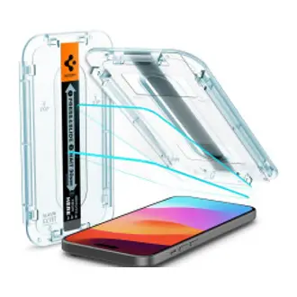 Zaštitno staklo za mobitel Spigen Glass tR EZ Fit, za Apple iPhone 15, 2 komada