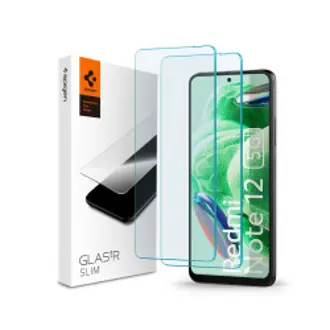 Zaštitno staklo za mobitel Spigen Glass tR Slim, za Xiaomi Redmi Note 12 5G/Poco X5 5G, 2 komada