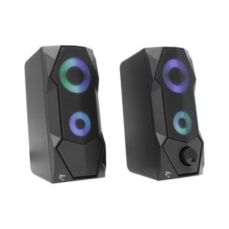 Zvučnici White Shark GSP-634 Flow, 5W, 2.0, RGB, crni