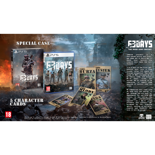 63 Days - The Home Army Edition (PS5) - Slika 15
