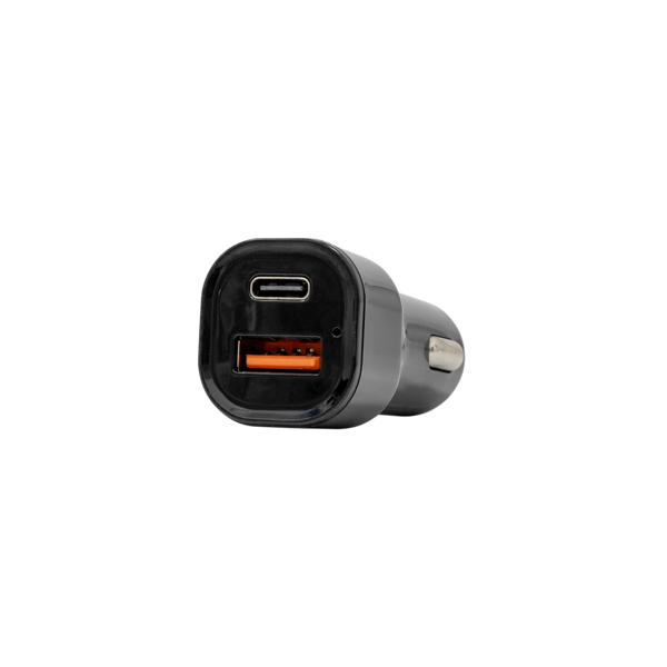 Auto punjač SBOX CC-038, USB-A, USB-C, 38W, crni - Slika 2