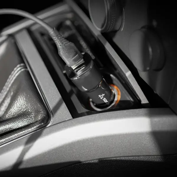 Auto punjač SBOX CC-038, USB-A, USB-C, 38W, crni - Slika 6