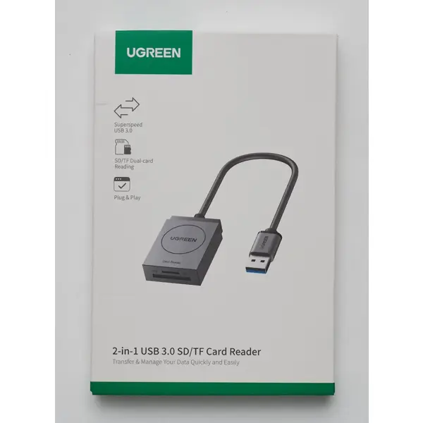 Čitač memorijskih kartica Ugreen 20250, SD/MicroSD, USB 3.0 - Slika 5