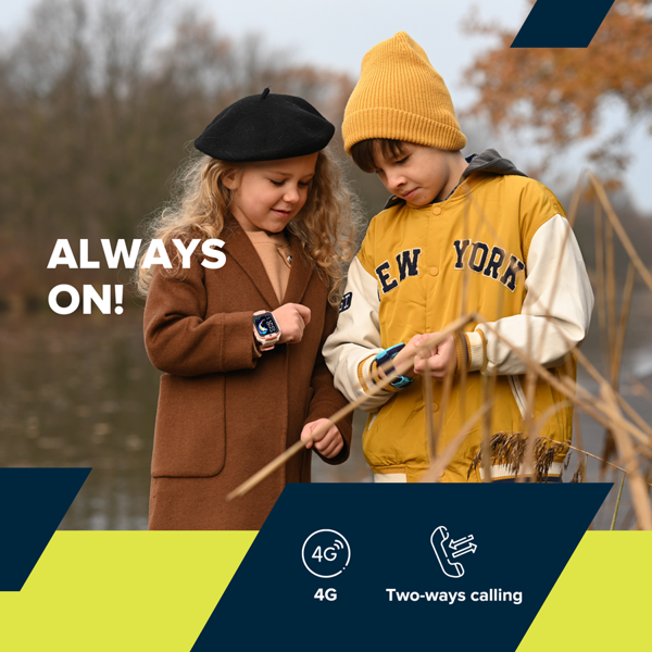 Dječji pametni sat Canyon Cindy KW-41, 4G, žuti - Slika 12