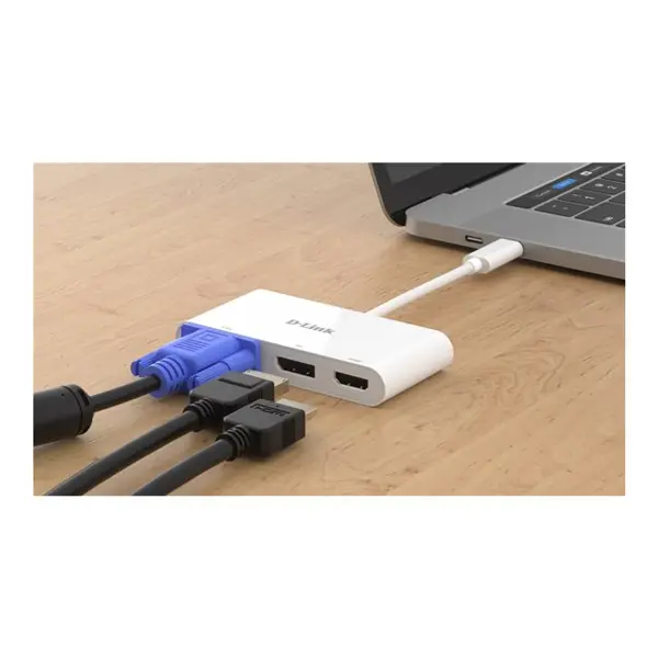 Docking D-Link 3-in-1 DUB-V310, USB-C - Slika 2