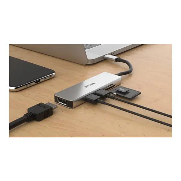 Docking D-Link 5-in-1 DUB-M530, USB-C - Slika 2