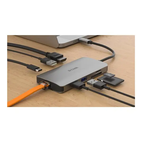 Docking D-Link 8-in-1 DUB-M810, USB-C - Slika 2