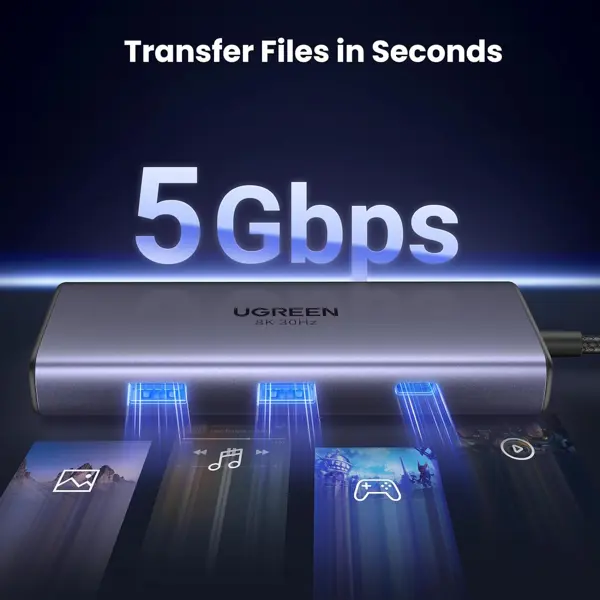 Docking Ugreen 6-u-1, PD 100W - Slika 9