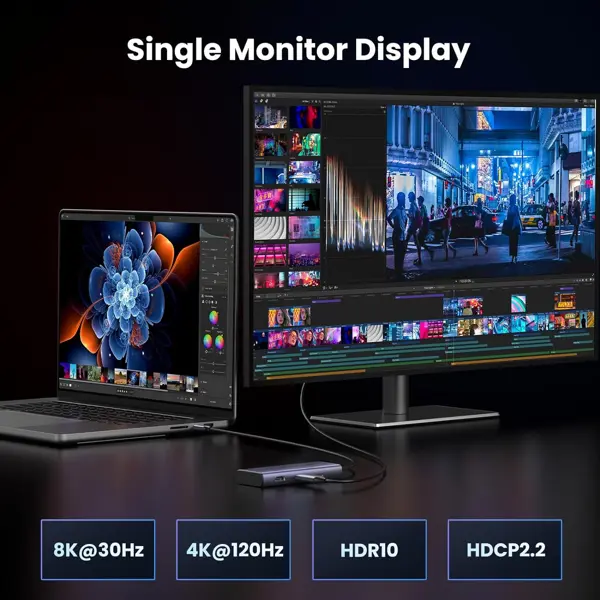 Docking Ugreen 6-u-1, PD 100W - Slika 7