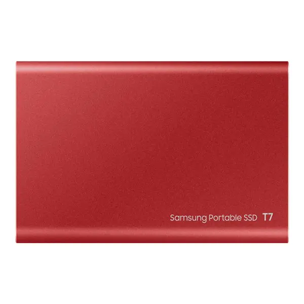 Eksterni SSD Samsung T7, 500GB, USB 3.2, Metallic Red - Slika 1