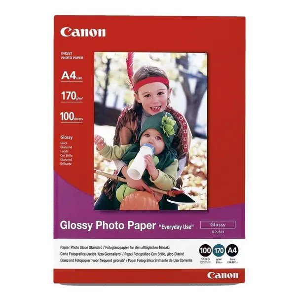 Foto papir Canon Glossy Photo Paper GP-501, A4, 100 listova - Slika 1