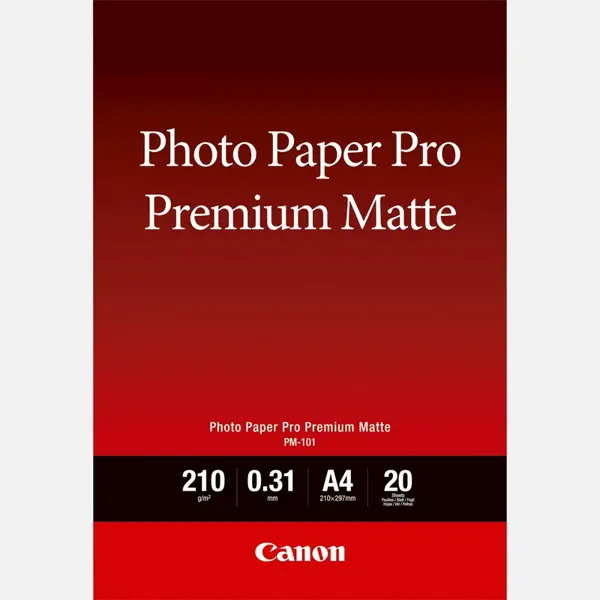 Foto papir Canon Photo Paper Premium Matte PM101, A4, 20 listova - Slika 1