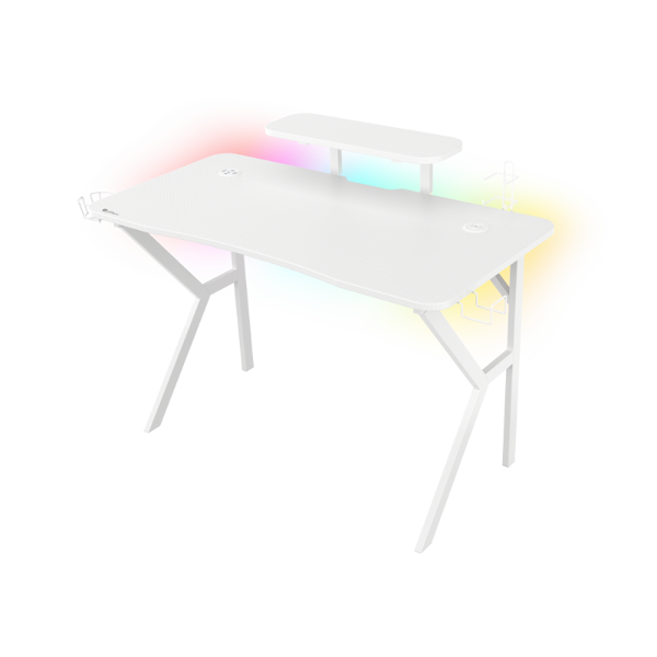 Gaming stol Genesis Holm 320 RGB, bijeli - Slika 1