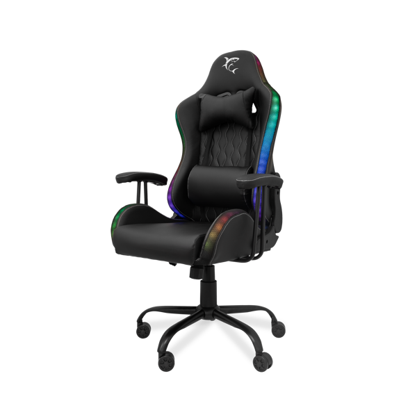 Gaming stolica White Shark Indianapolis, RGB, crna - Slika 2