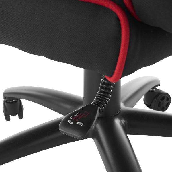 Gaming stolica White Shark Le Mans, crno-crvena - Slika 6