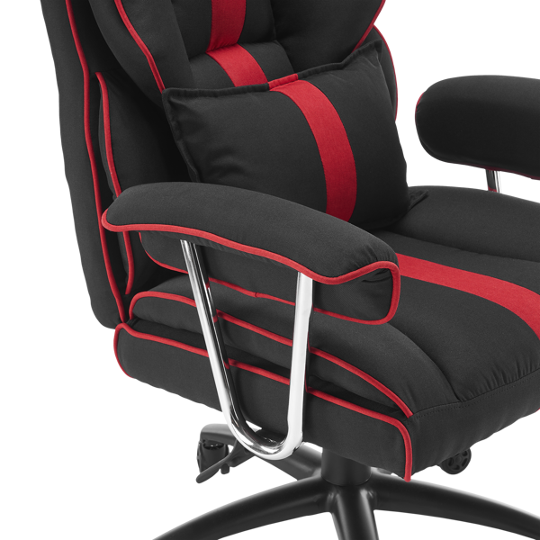 Gaming stolica White Shark Le Mans, crno-crvena - Slika 3