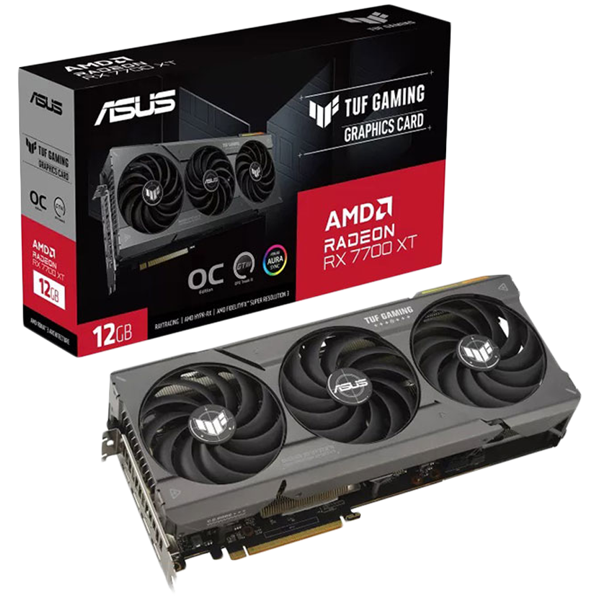 Grafička Asus AMD Radeon RX7700XT TUF Gaming OC, 12GB GDDR6 - Slika 1
