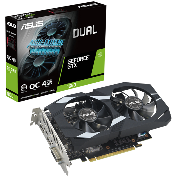 Grafička Asus GeForce GTX1650 Dual OC, 4GB GDDR6 - Slika 1