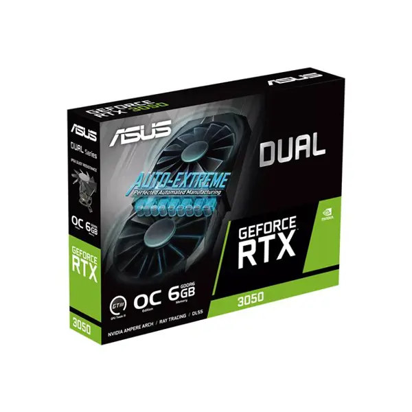 Grafička Asus GeForce RTX3050 Dual OC, 6GB GDDR6 - Slika 2