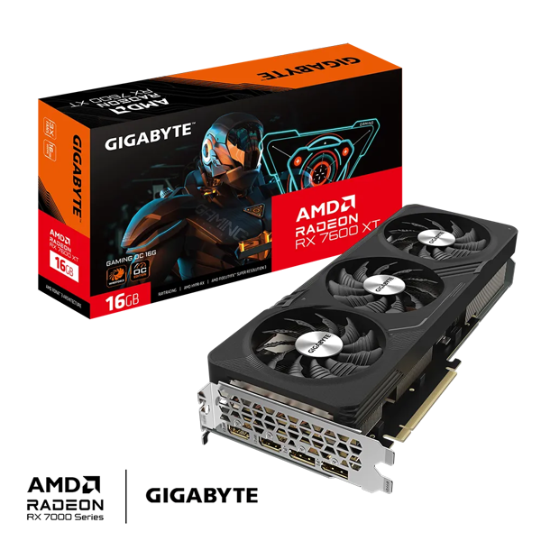 Grafička Gigabyte AMD Radeon RX7600XT Gaming OC, 16GB GDDR6 - Slika 1