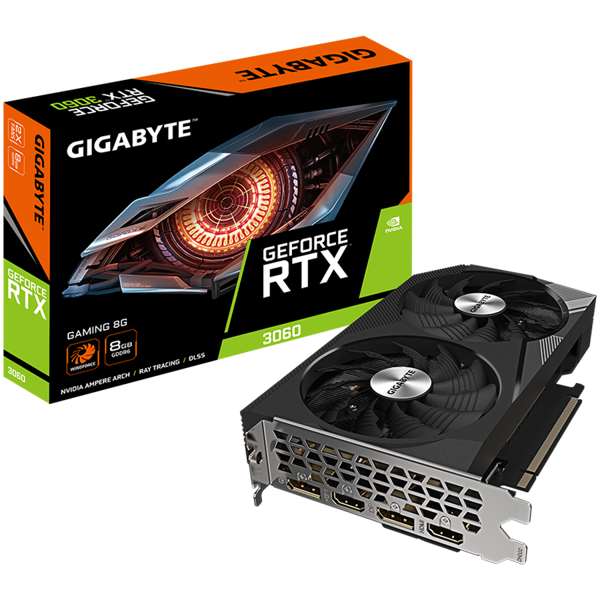 Grafička Gigabyte GeForce RTX3060 Gaming OC, 8GB GDDR6 - Slika 1