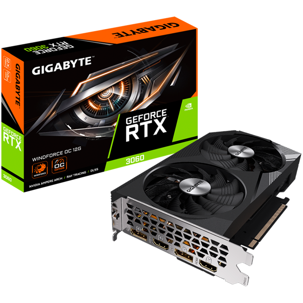 Grafička Gigabyte GeForce RTX3060 Windforce OC, 12GB GDDR6 - Slika 1