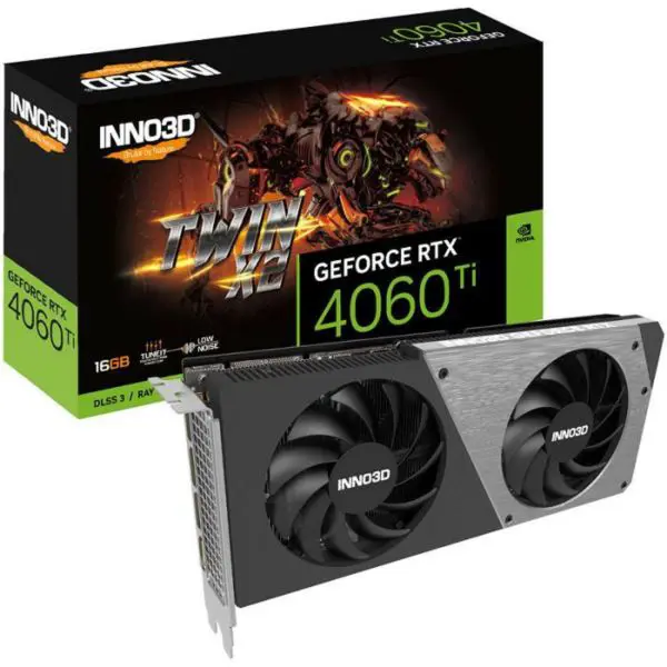 Grafička Inno3D GeForce RTX4060Ti Twin X2, 16GB GDDR6 - Slika 1