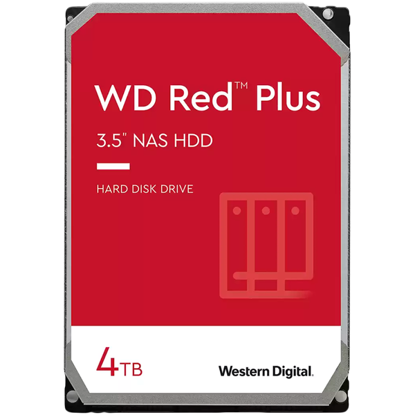 Hard disk WD Red Plus (3.5", 4TB, SATA3 6Gb/s, 256MB Cache, 5400rpm) - Slika 1
