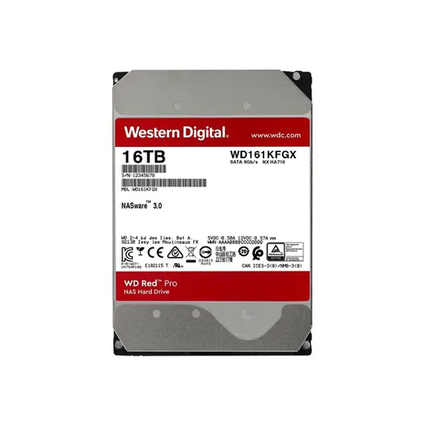 Hard disk WD Red Pro (3.5", 16TB, SATA3 6Gb/s, 512MB Cache, 7200rpm) - Slika 1