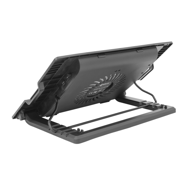 Hladnjak za prijenosno računalo SBOX CP-12, do 17.3", crni - Slika 6