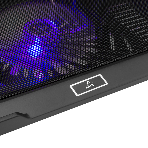 Hladnjak za prijenosno računalo SBOX CP-19, do 15.6", plavo LED, crni - Slika 3