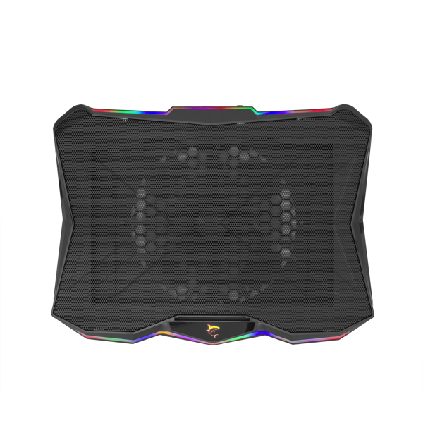 Hladnjak za prijenosno računalo White Shark GCP-03 Glacier, RGB, do 17.3", crni - Slika 2
