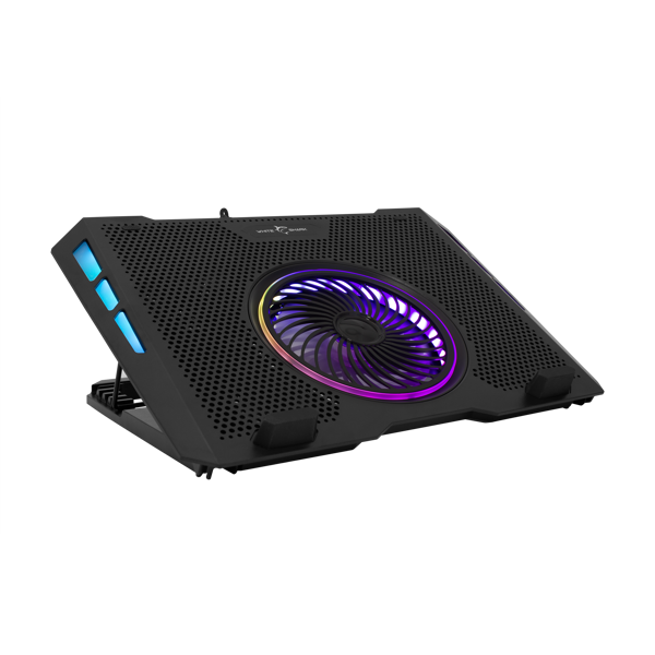 Hladnjak za prijenosno računalo White Shark GCP-13 Aurora, do 17.3", RGB, crni - Slika 2