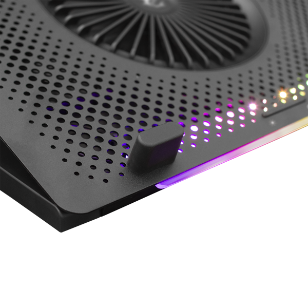 Hladnjak za prijenosno računalo White Shark GCP-33 Ice Master, do 15.6", RGB, crni - Slika 2