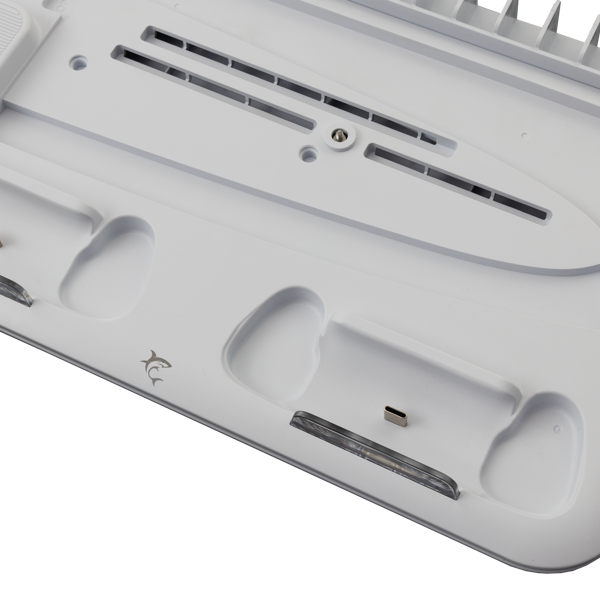 Hladnjak White Shark PS5-DZ504 Kimura, multifunkcijski, bijela/siva, kompatibilan sa PS5, 2 mjesta za punjenje, uključuje punjač, 15 slotova za igre - Slika 7