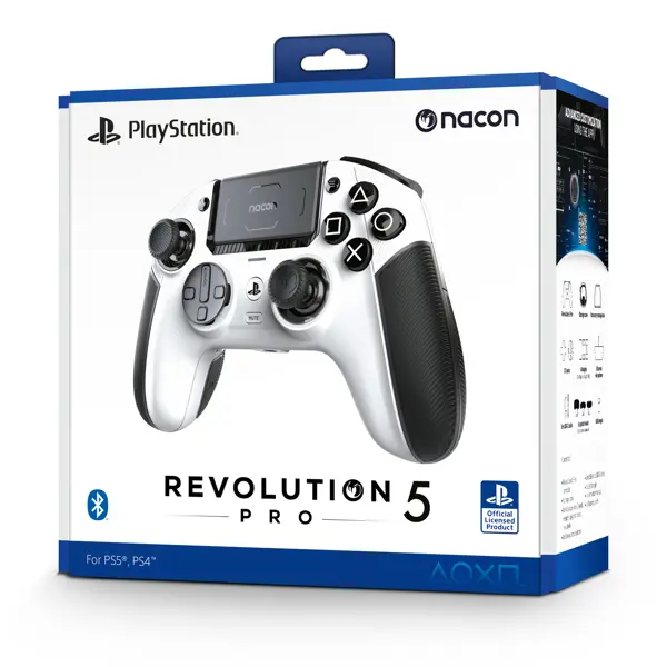 Kontroler Nacon Revolution 5 Pro, bežični, PC, PS4, PS5, bijeli - Slika 5
