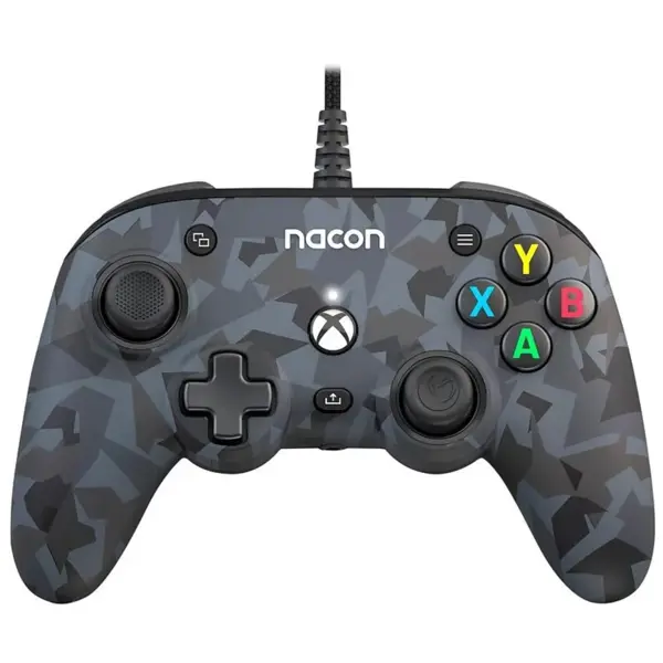 Kontroler Nacon Xbox Series Pro Compact, žičani, Grey Camo - Slika 1