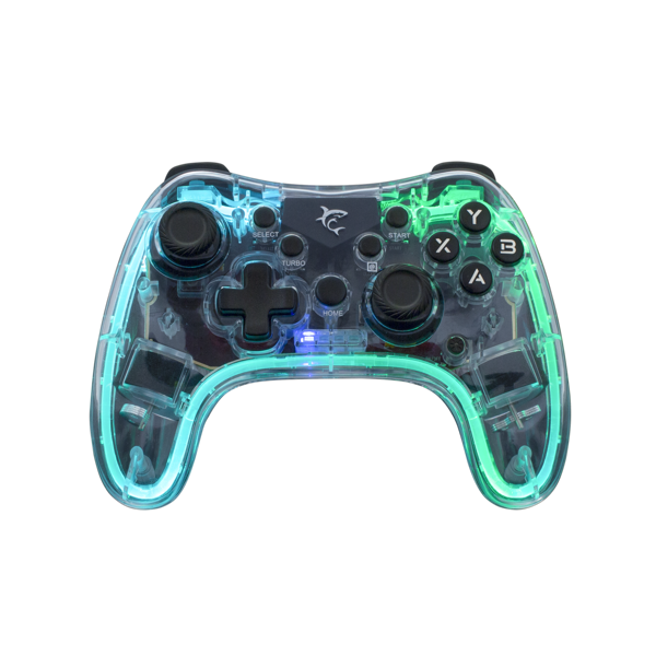Kontroler White Shark GPW-8039 Legion Wireless, bežični, PC, PS3, PS4, Nintendo Switch, RGB, prozirni - Slika 3