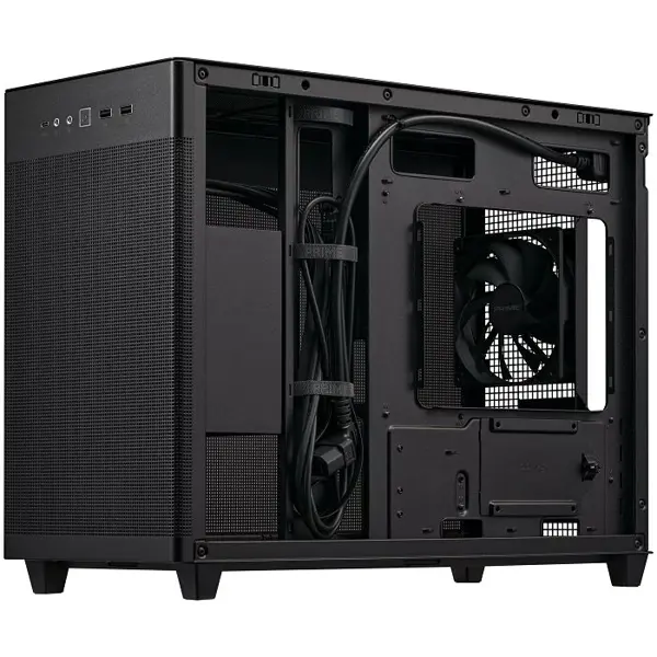 Kućište Asus Prime AP201, Small tower, bez napajanja, Micro ATX, crno - Slika 4