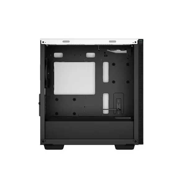 Kućište DeepCool CH370 WH, Mini tower, kaljeno staklo, bez napajanja, Micro ATX, bijelo - Slika 4