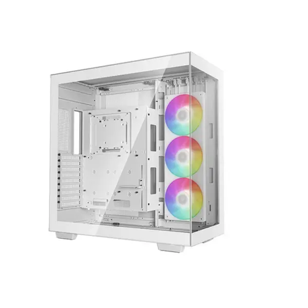 Kućište DeepCool CH780 WH, Full tower, kaljeno staklo, bez napajanja, E-ATX, bijelo - Slika 1