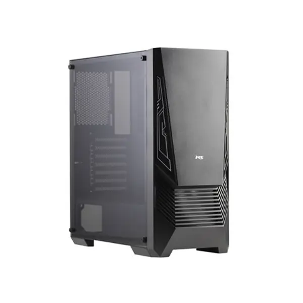 Kućište MS Armor V305, Midi tower, kaljeno staklo, bez napajanja, ATX, crno - Slika 1