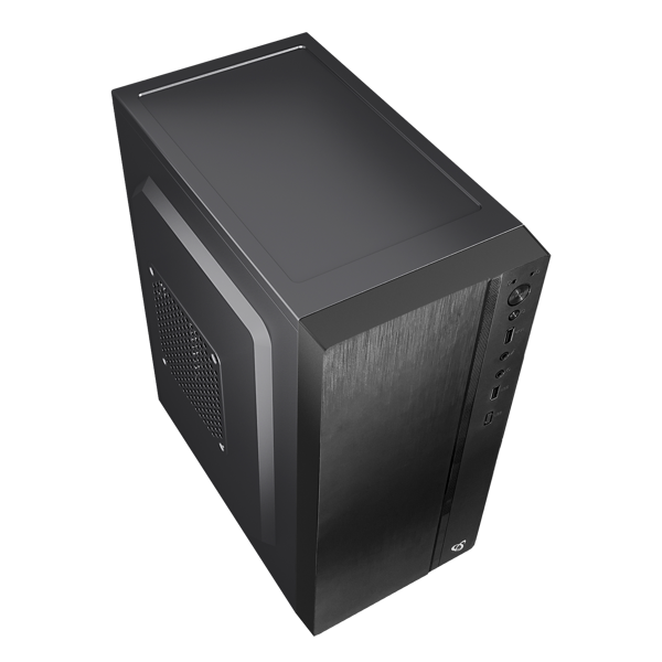 Kućište SBOX PCC-05, Mid tower, bez napajanja, Micro ATX, crno - Slika 3