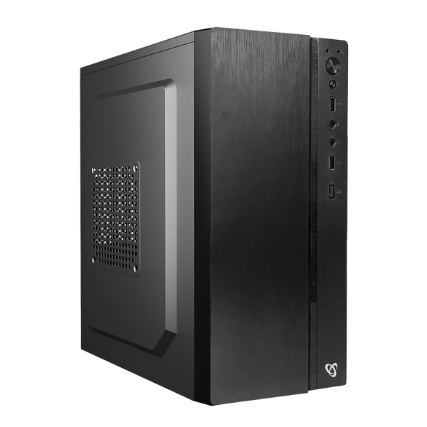 Kućište SBOX PCC-05, Mid tower, bez napajanja, Micro ATX, crno - Slika 1