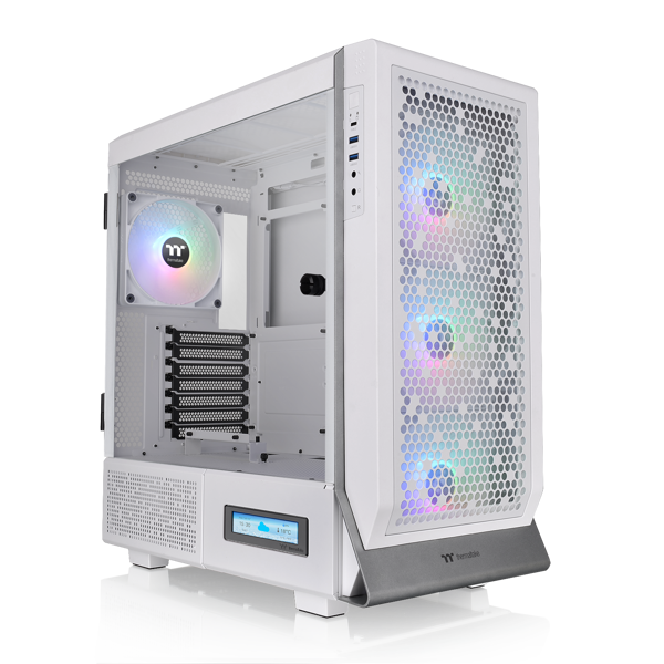 Kućište Thermaltake Ceres 500 TG ARGB Snow, Mid tower, kaljeno staklo, bez napajanja, E-ATX, bijelo - Slika 1