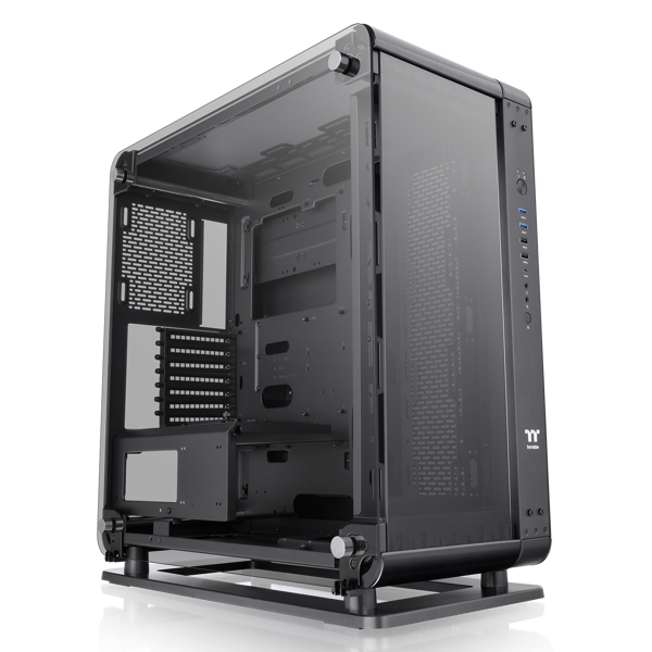 Kućište Thermaltake Core P6 TG, Mid tower, kaljeno staklo, bez napajanja, ATX, crno - Slika 1